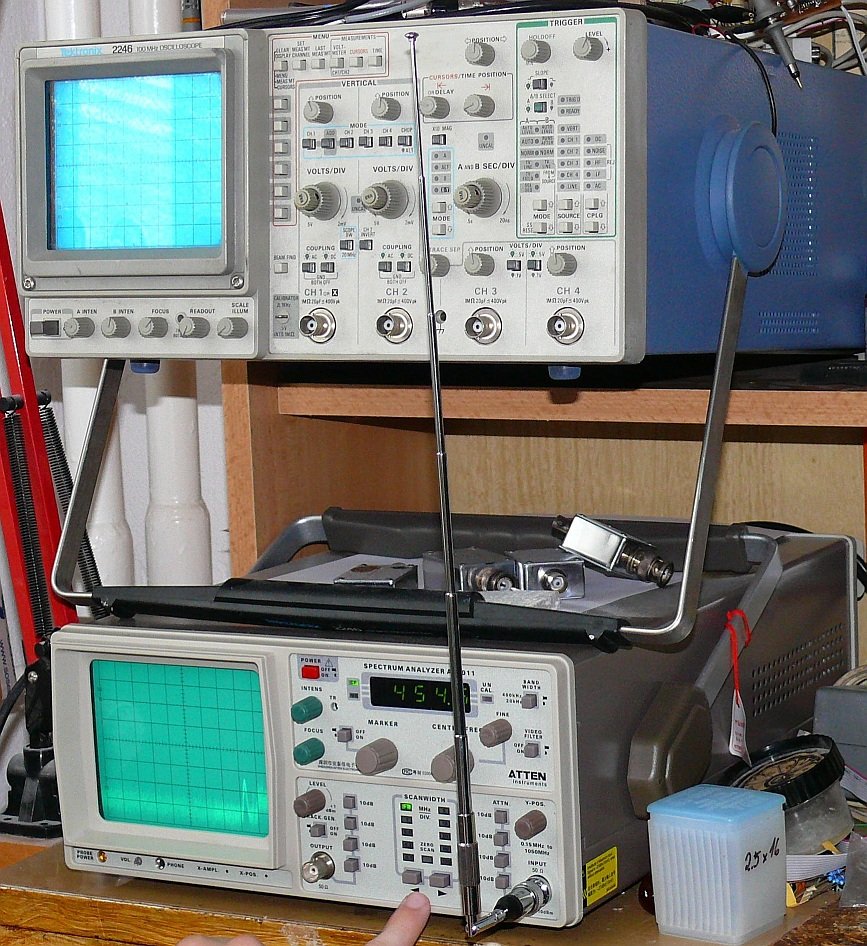 osciloscop & spektrlny analyztor